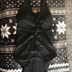 Black aerie one piece